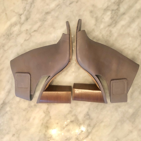 VINCE Faye Peep-toe Cutout Booties - Picture 3 of 8